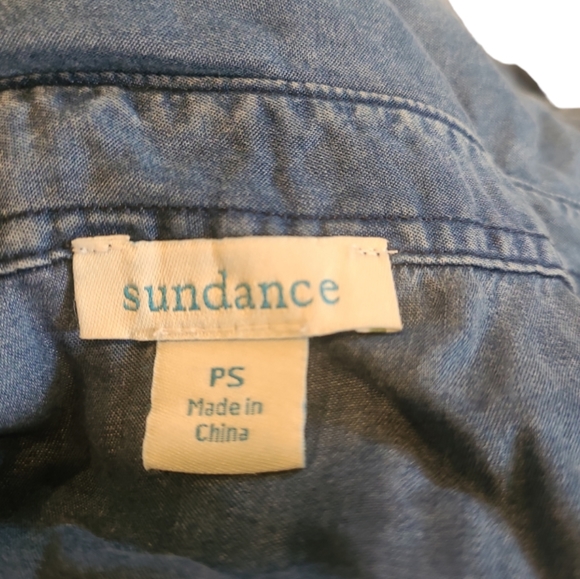 Sundance Sz PS Denim Top - Picture 3 of 6